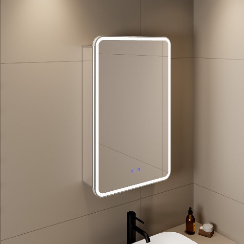 DP6A7-1 Led Medicine Bathroom Mirror Cabinet