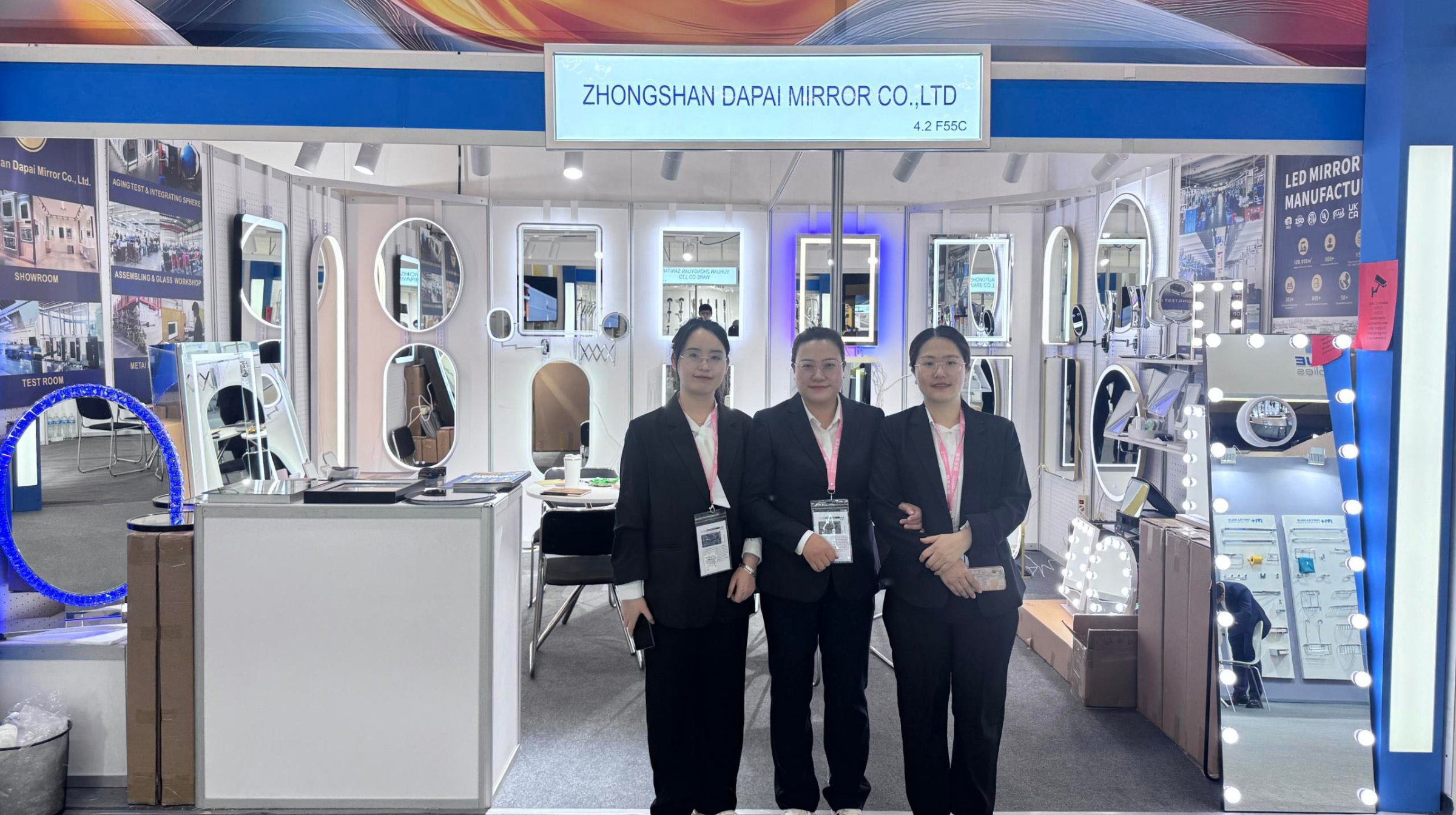 DAPAI Mirror Shines at ISH 2025 with Advanced Manufacturing Power
