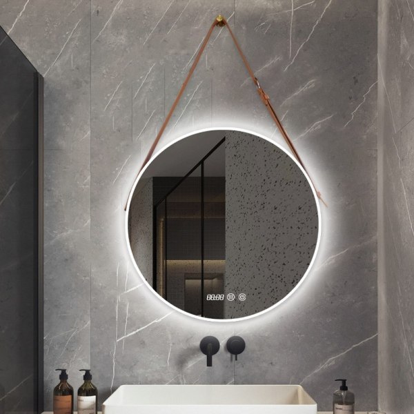 DP325 Hanging Round Led Bathroom Mirror