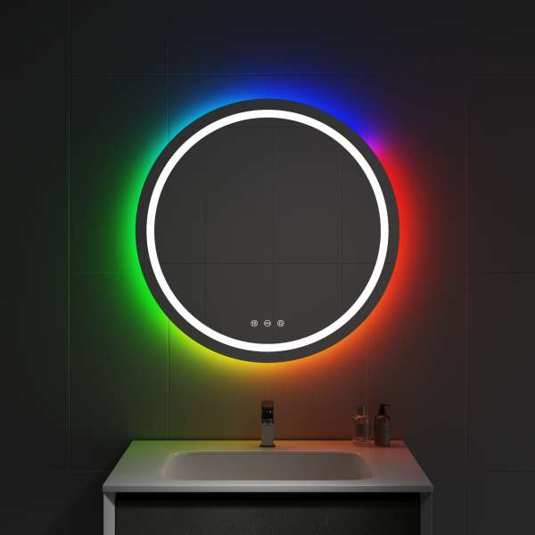 RGB Round Bathroom Mirror