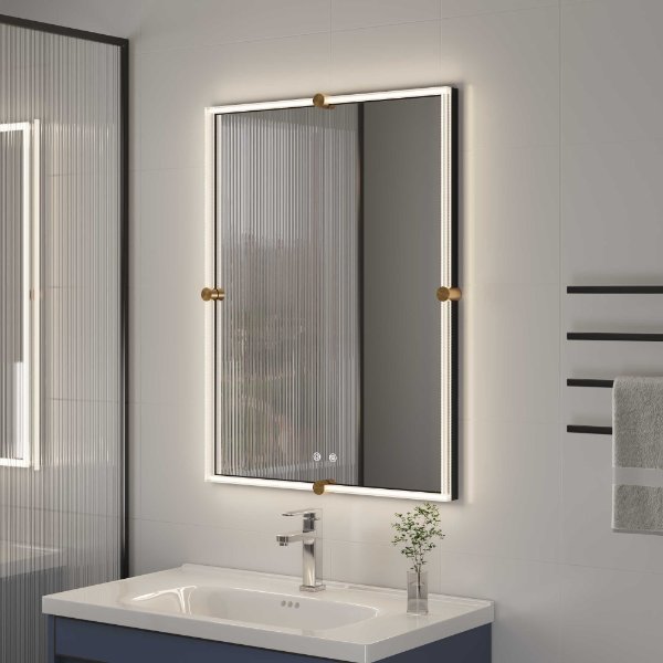 Framed Led Bathroom Mirror