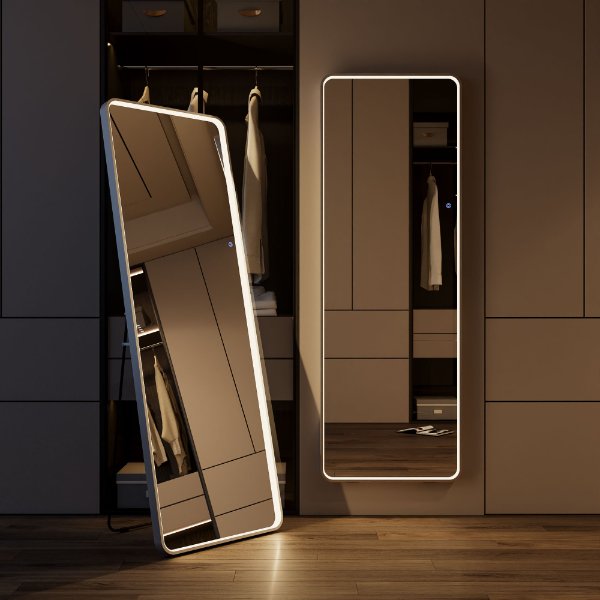 Led Framed Full Length Mirror With Light